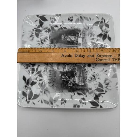 Cadbury’s Cocoa Decorative Plate Square 11” Chocolate Advertising Platter - Picture 2 of 5